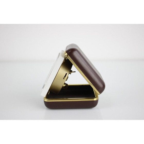 Image 1 of Vintage wind-up alarm clock for Rhythm, Czechoslovakia 1960