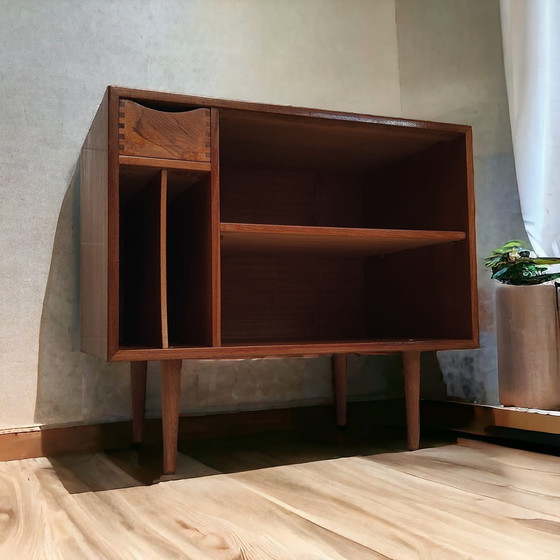 Image 1 of Mid Century record player cabinet