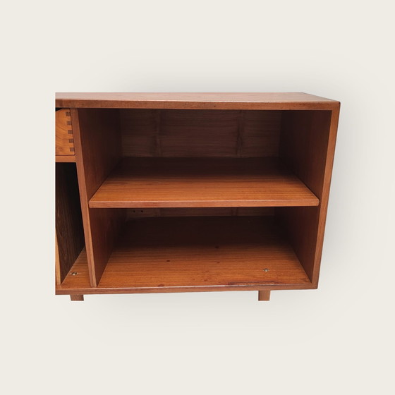 Image 1 of Mid Century record player cabinet