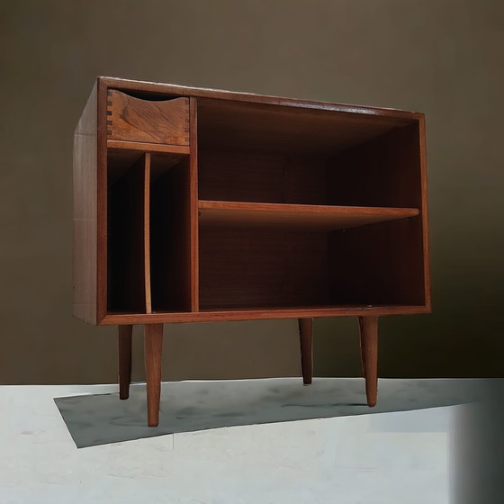 Image 1 of Mid Century record player cabinet