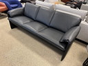 Leolux Bora Bora 3 seater sofa black leather