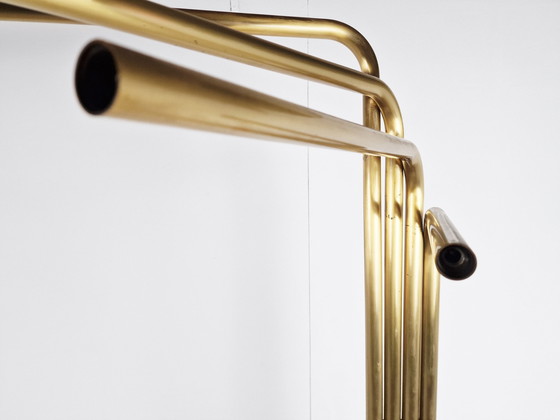 Image 1 of 2x Goffredo Reggiani Adjustable Floor Lamps in Brass, Italy, 1970s