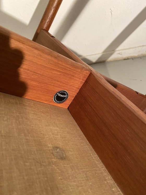 Image 1 of Hugo Frandsen chair with round backrest