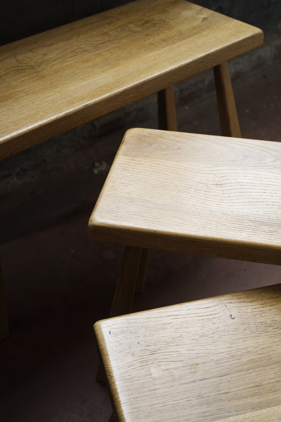 Image 1 of Brutalist nesting tables