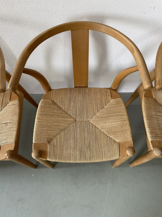 Image 1 of 4x Danish paper cord chair