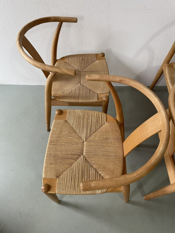 Image 1 of 4x Danish paper cord chair
