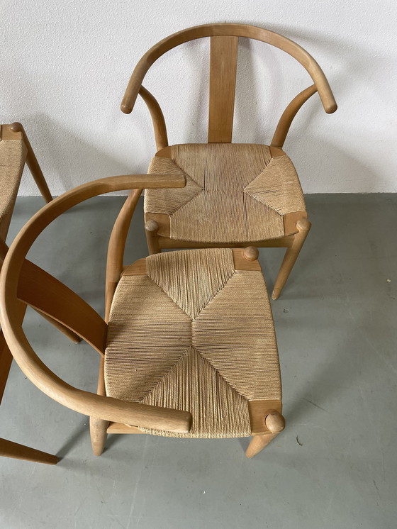 Image 1 of 4x Danish paper cord chair