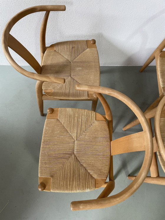 Image 1 of 4x Danish paper cord chair