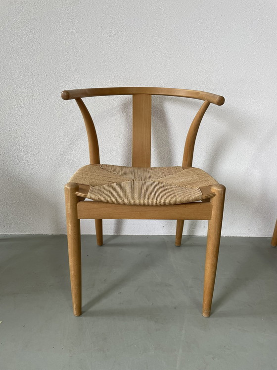 Image 1 of 4x Danish paper cord chair