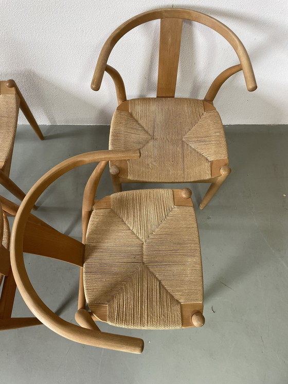 Image 1 of 4x Danish paper cord chair