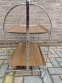 Vintage serving trolley