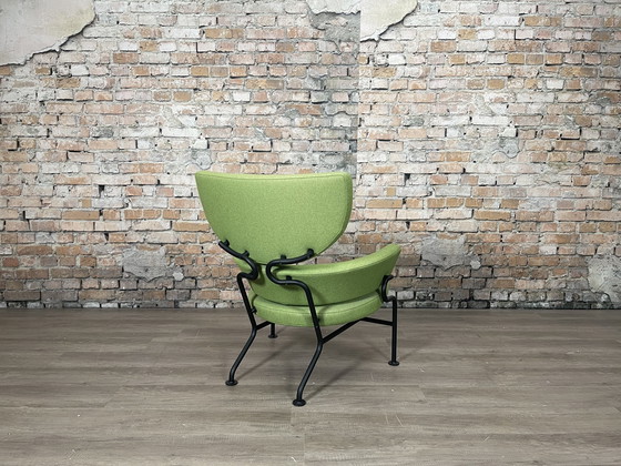 Image 1 of Cassina 836 Tre Pezzi green armchair