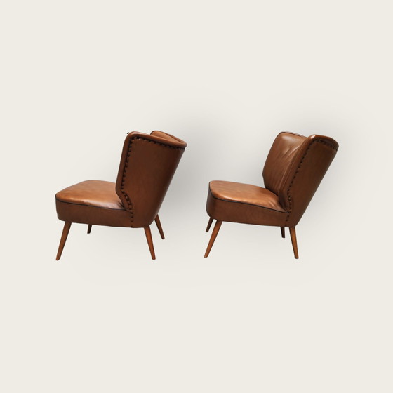 Image 1 of 2x Mid century cocktail chairs