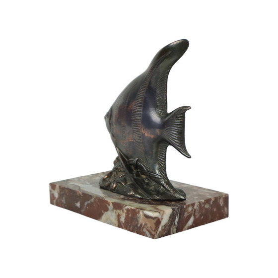 Image 1 of Art Deco Fish Sculpture