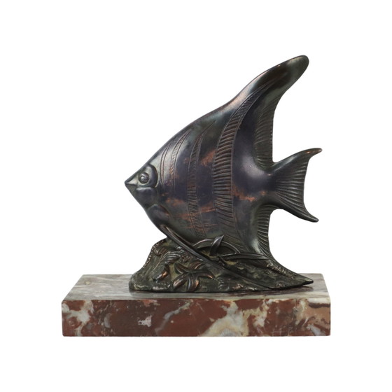 Image 1 of Art Deco Fish Sculpture