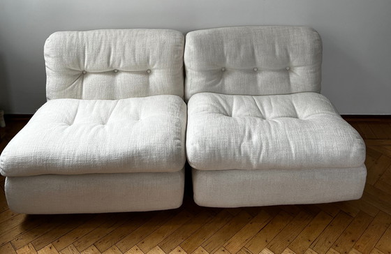 Image 1 of 2x Mario Bellini Amanta modular sofa