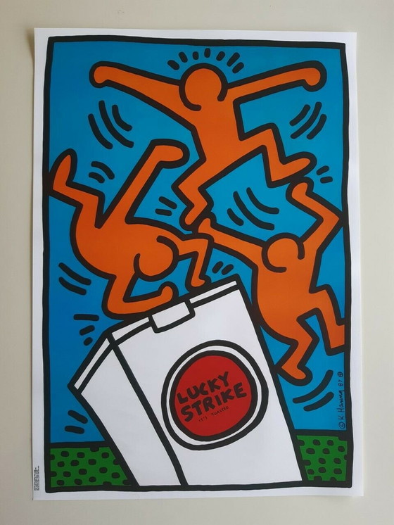 Image 1 of Keith Haring - ensemble complet "Lucky Strike" (en anglais)