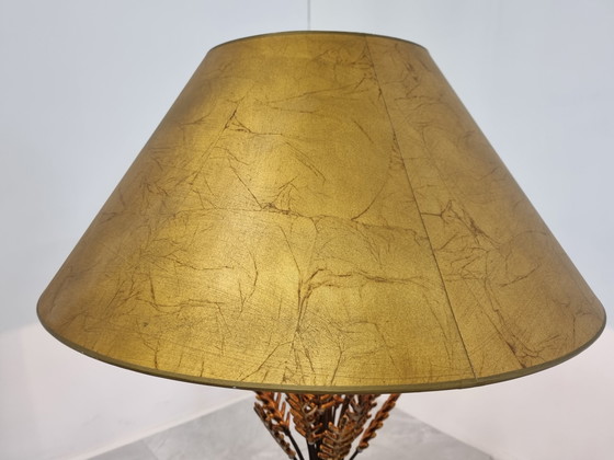Image 1 of Vintage sheaf of wheat table lamp