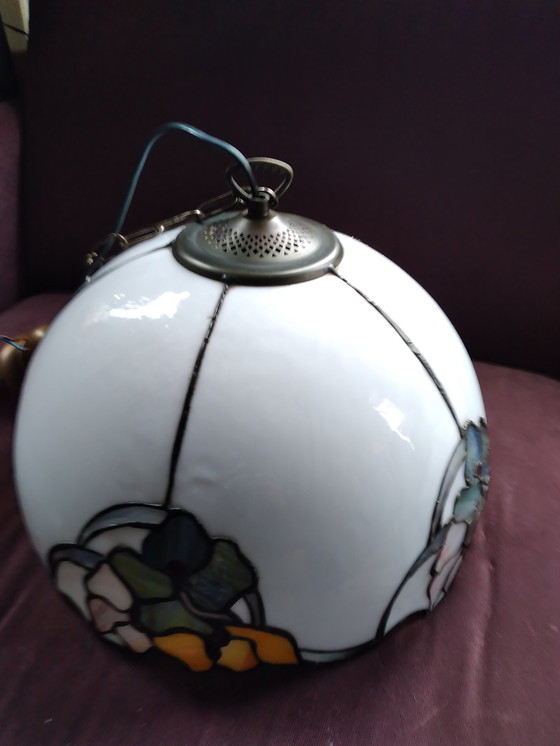 Image 1 of Tiffany style hanging lamp