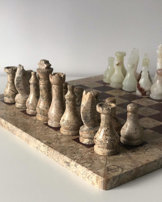 Image 1 of Marble chessboard