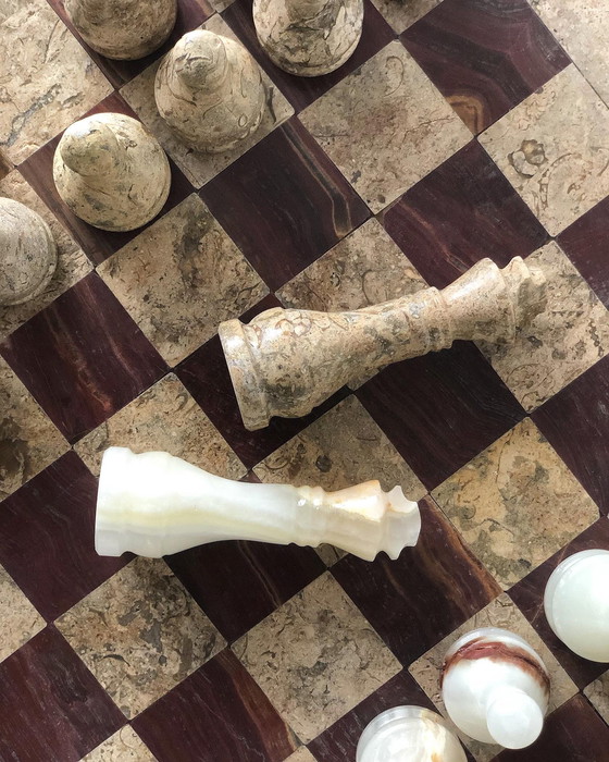 Image 1 of Marble chessboard