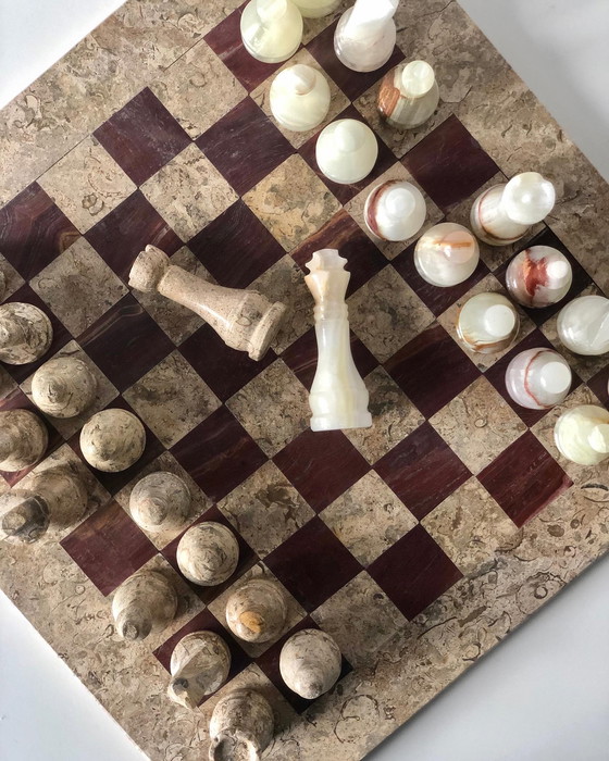 Image 1 of Marble chessboard