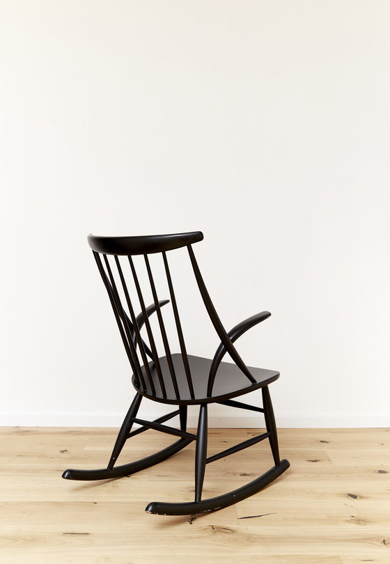 Image 1 of Illum Wikkelso Rocking Chair "IW3" for Niels Eilersen