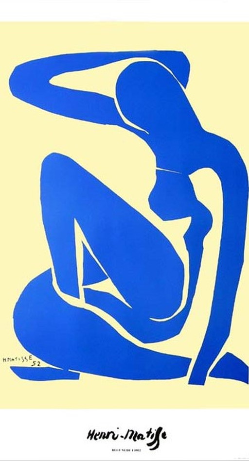 Henri Matisse---- Blue Nude IV --- with certificate.