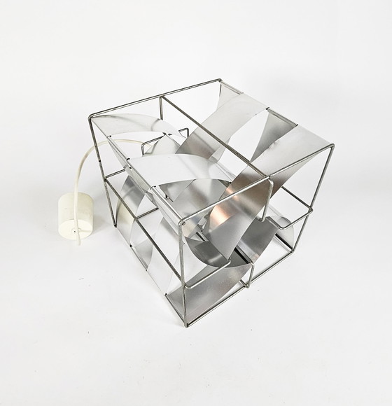 Image 1 of Max Sauze studio - design Max Sauze - Aluminium - hanging lamp - hanging lamp - 1970's