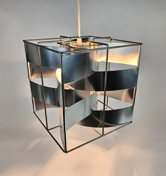 Image 1 of Max Sauze studio - design Max Sauze - Aluminium - hanging lamp - hanging lamp - 1970's