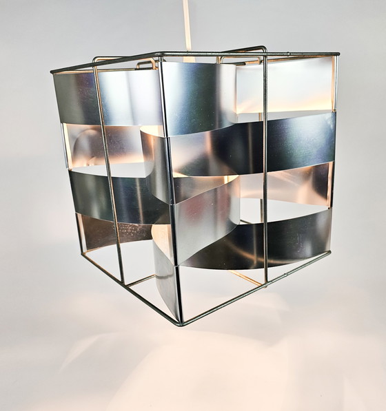 Image 1 of Max Sauze studio - design Max Sauze - Aluminium - hanging lamp - hanging lamp - 1970's