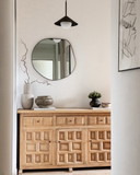 Brutalist spanish sideboard credenza
