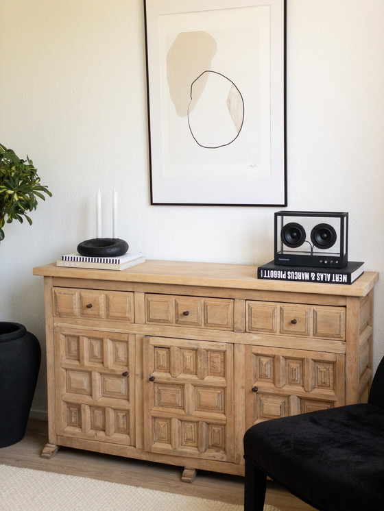 Image 1 of Brutalist spanish sideboard credenza