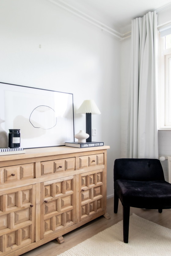 Image 1 of Brutalist spanish sideboard credenza