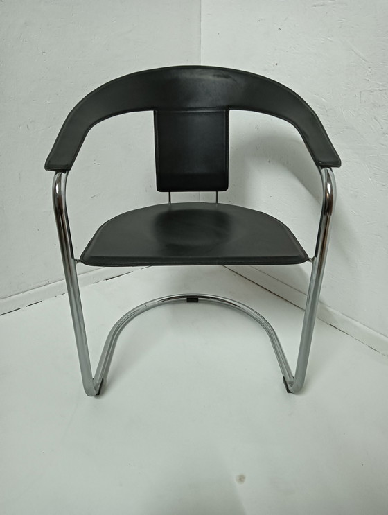 Image 1 of Leather chair, Canasta by Arrben, 1970's