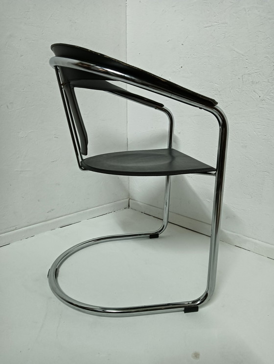 Image 1 of Leather chair, Canasta by Arrben, 1970's