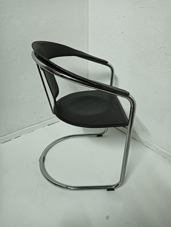 Image 1 of Leather chair, Canasta by Arrben, 1970's