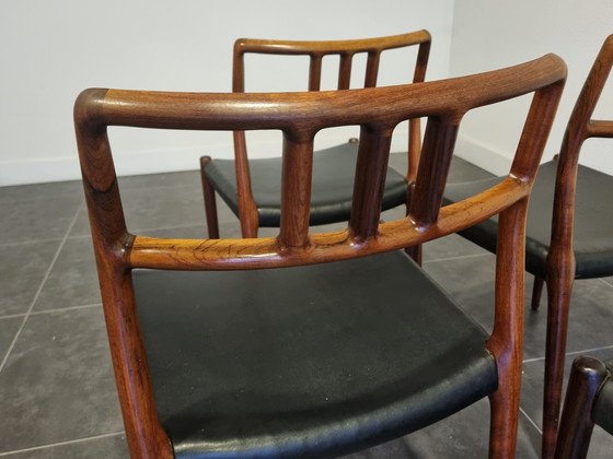 Image 1 of 4 x Niels O Møller chair 79 & table