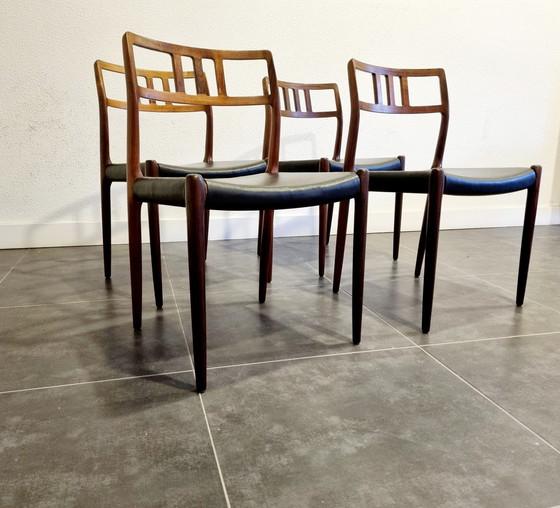 Image 1 of 4 x Niels O Møller chair 79 & table