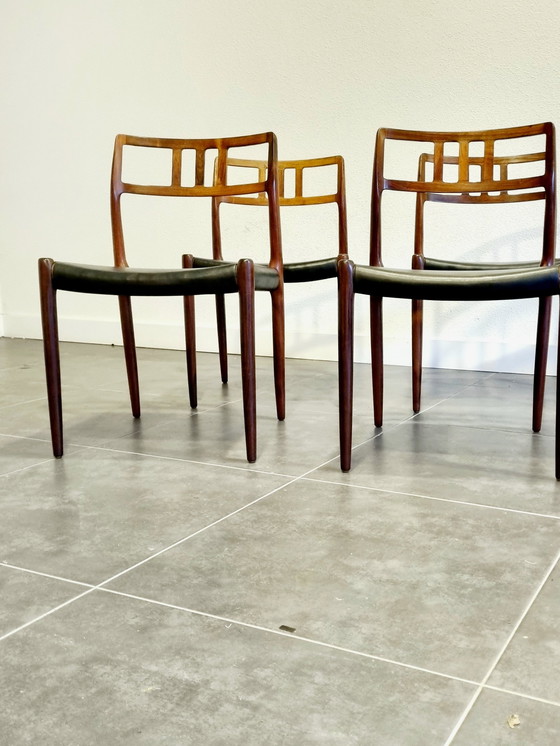 Image 1 of 4 x Niels O Møller chair 79 & table