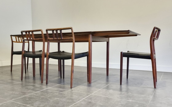 Image 1 of 4 x Niels O Møller chair 79 & table