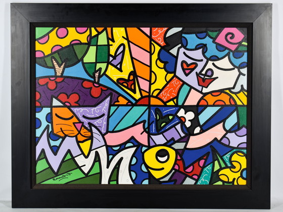 Image 1 of Romero Britto - A beautiful day