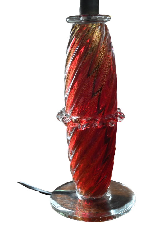 Archimede Seguso Table Lamp made of Murano glass