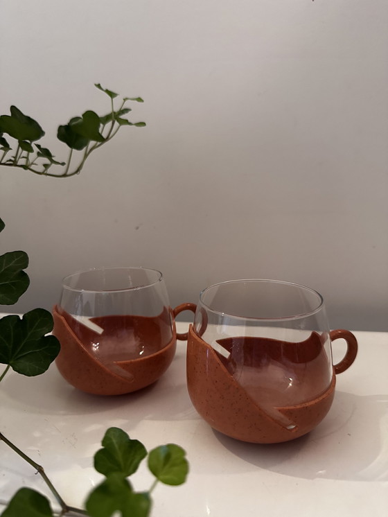 Image 1 of 1960s Tea Glasses Retro