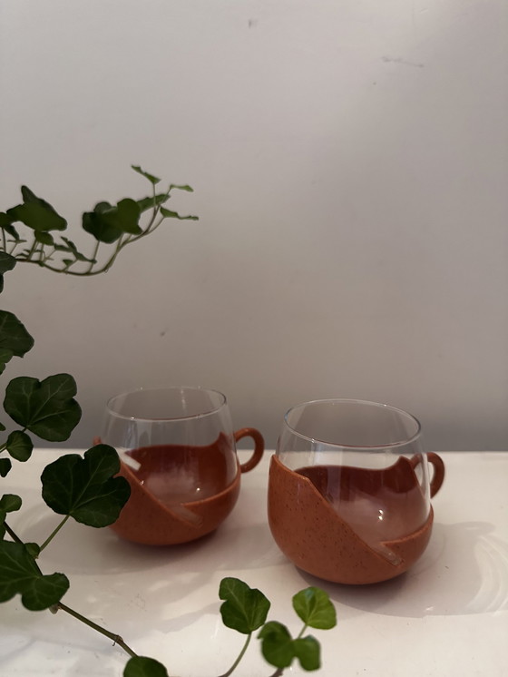 Image 1 of 1960s Tea Glasses Retro