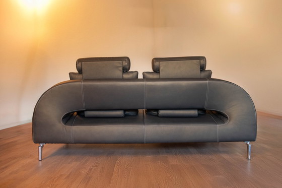 Image 1 of Sofa And 2 Swivel Chairs