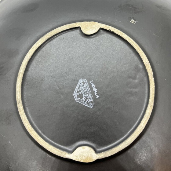 Image 1 of Piatto da frutta in ceramica vintage Op Art di Strehla Keramik, Germania, anni '70