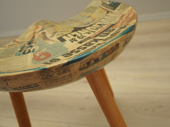 Image 1 of Tripod Stool, Danish Design, 1950S, Designer: Arne Hovmand-Olsen