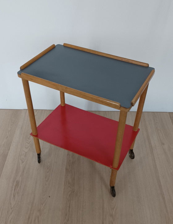 Image 1 of fifties serving trolley