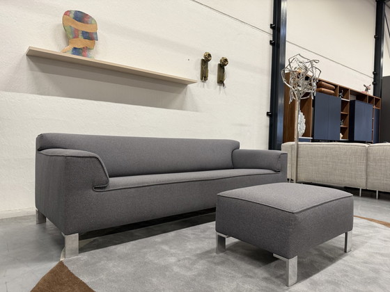 Image 1 of Pode Edit Sofa 3.5 Seater Fabric + Hocker